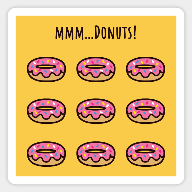 Mmm...Donuts Sticker by LeCat